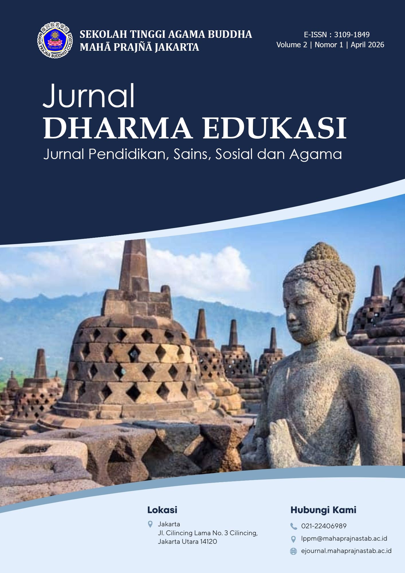 					View Vol. 2 No. 1 (2026): Dharma Edukasi - Jurnal Pendidikan, Sains, Sosial dan Agama
				